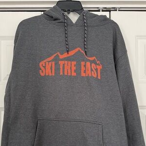 Ski The East Gray Hoodie